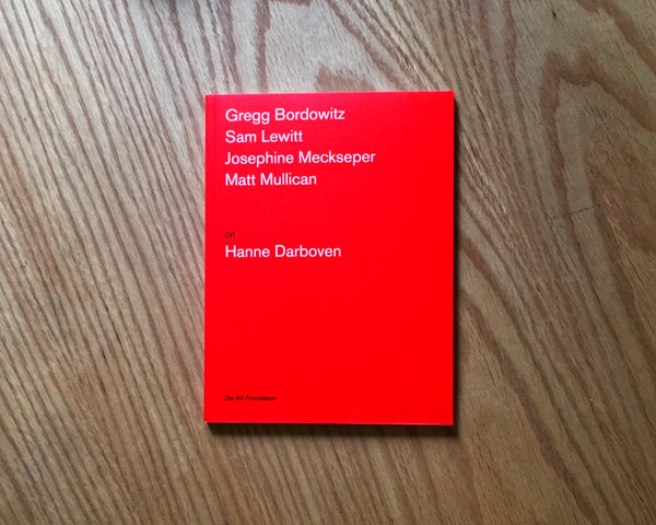 Artists on Hanne Darboven