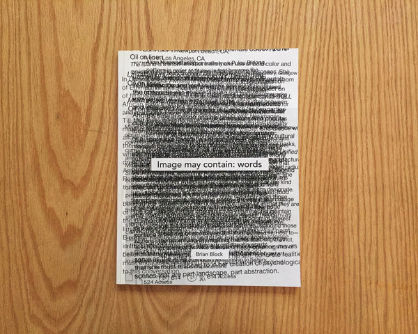 Image may contain: Words, Brian Block