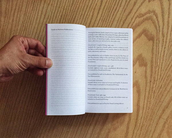 Donald Judd Interviews