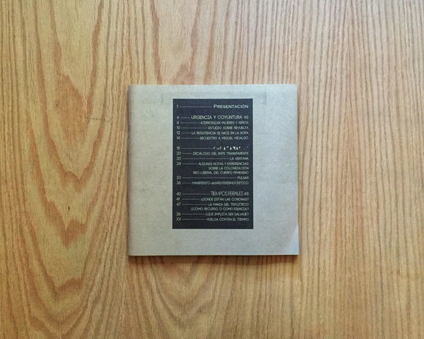 Cartucho No. 6. Urgencia y Coyontura