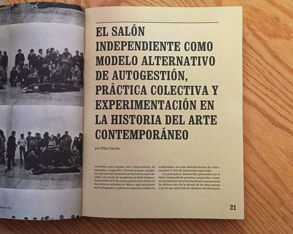 Un arte sin tutela: Salón Independiente en México, 1968 – 1971