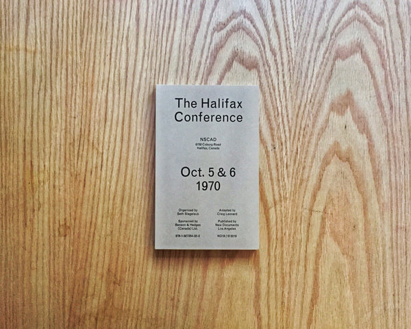 The Halifax Conference, Craig Leonard, Jeff Khonsary (eds.)