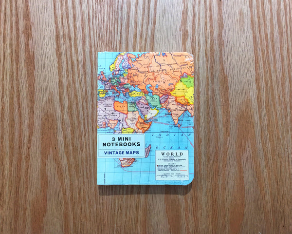 Mininotebooks Vintage Maps