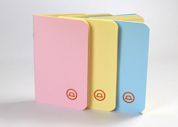 Paquete de 3 Libretas Pastel